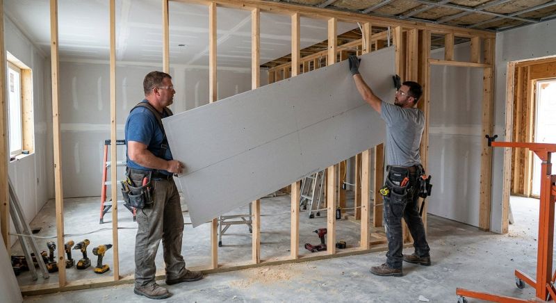 Gypsum Board Installation in Kansas City, KS