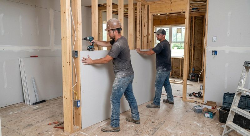 House Drywall Installation in Conroe, TX